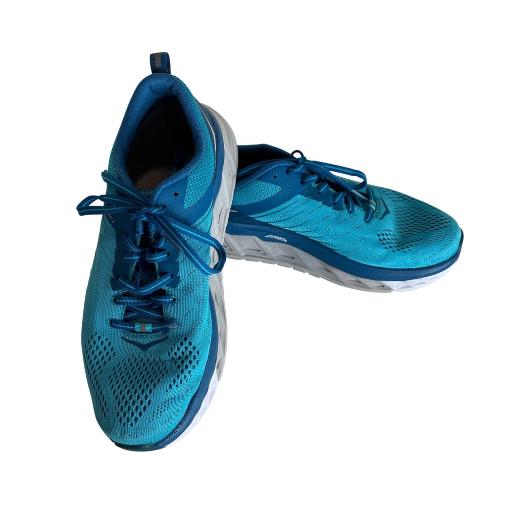 Hoka One One Arahi 3 Running Shoes Womens 8.5 Scuba Blue Stability Sneak Gorp